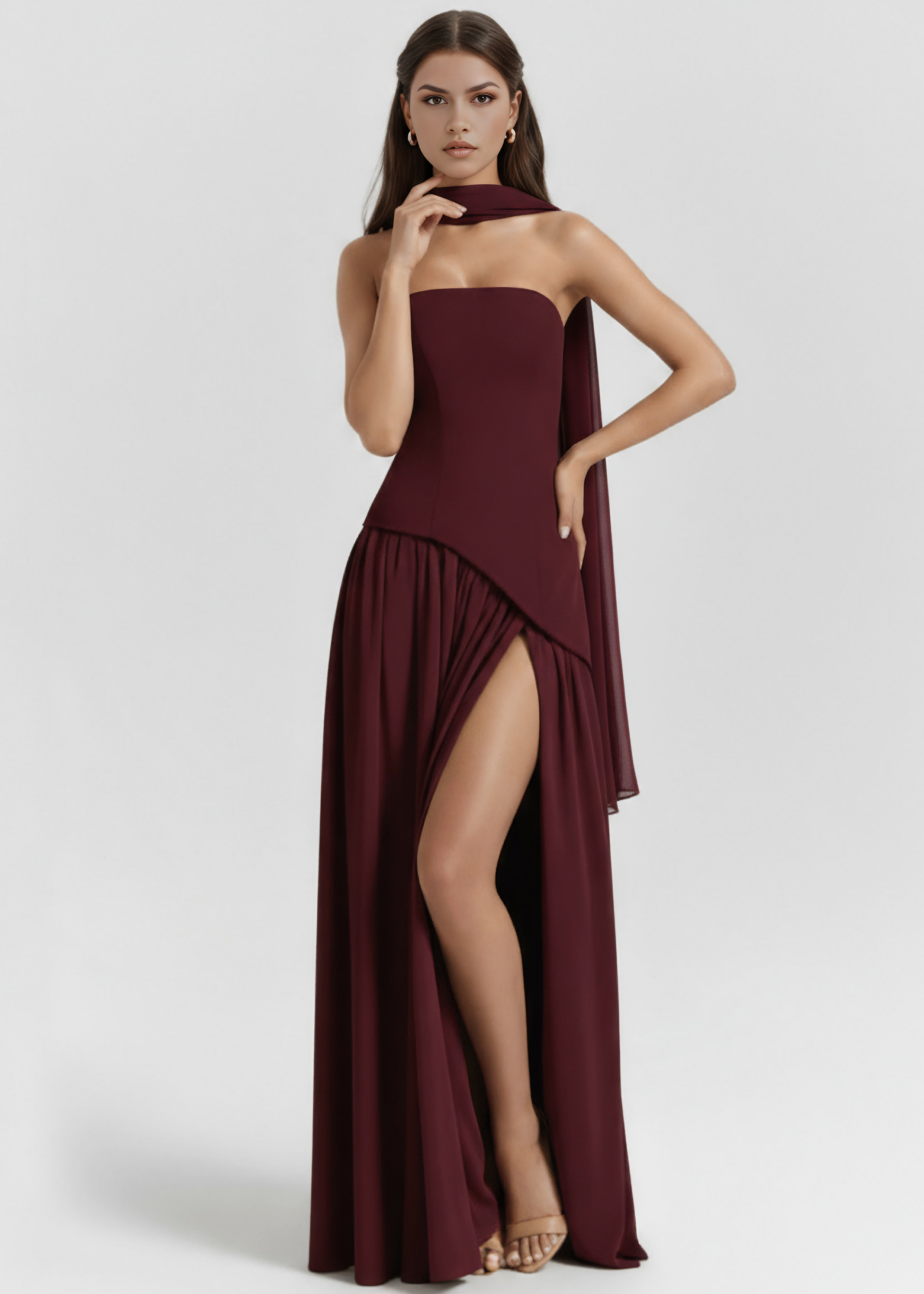 Roseline - Burgundy