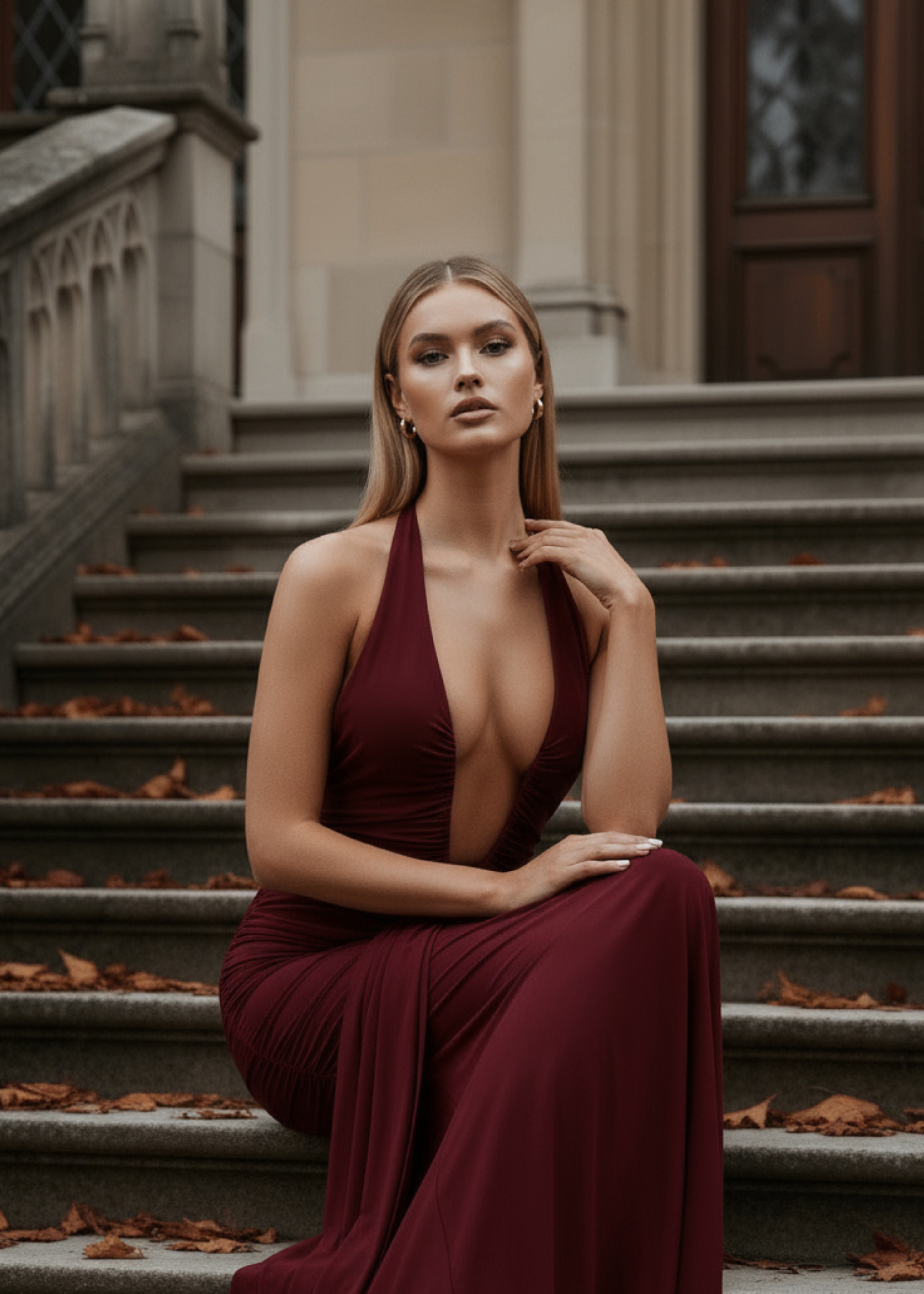 Theodora - Burgundy