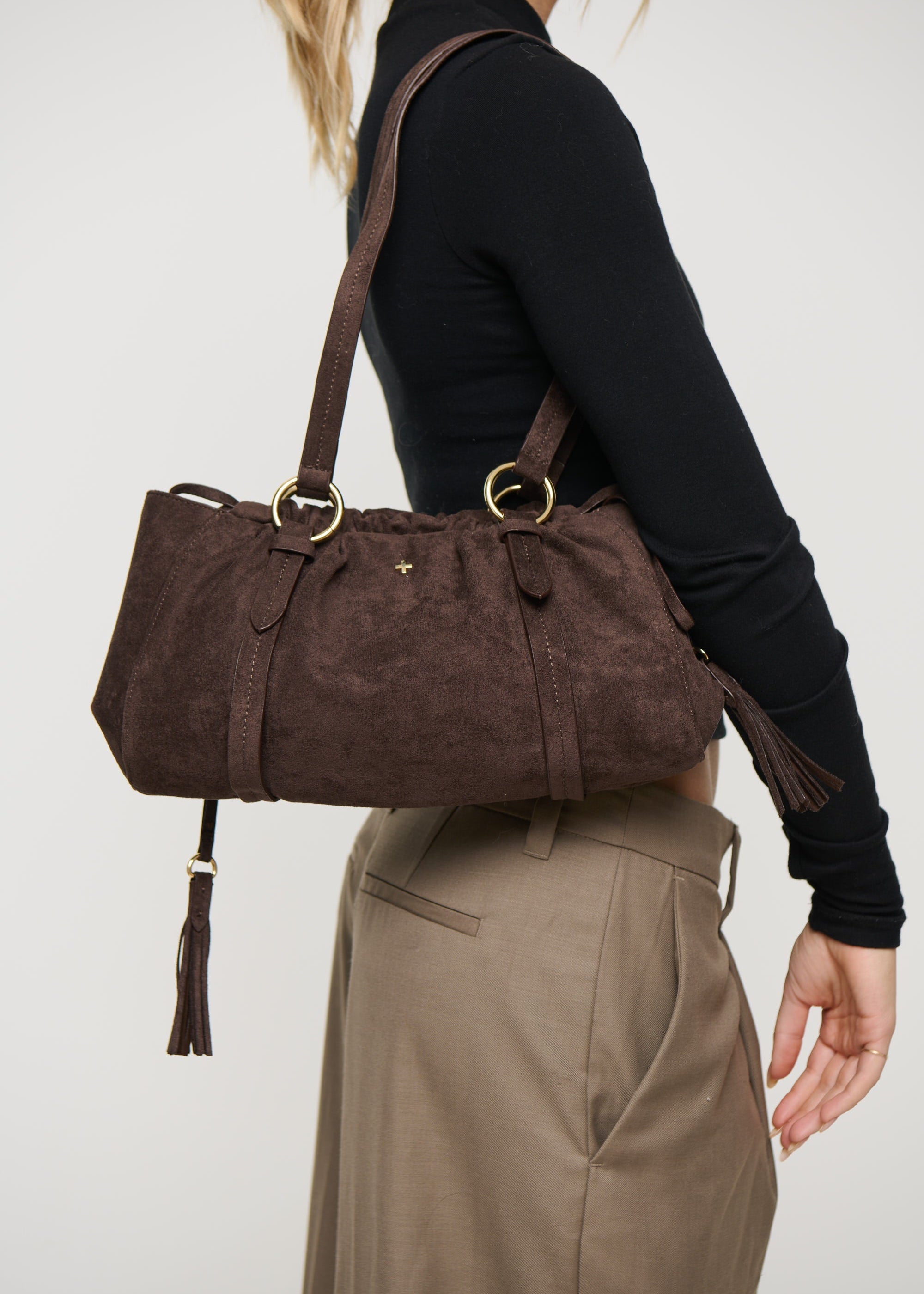 Isaure - Dark Chocolate Suede