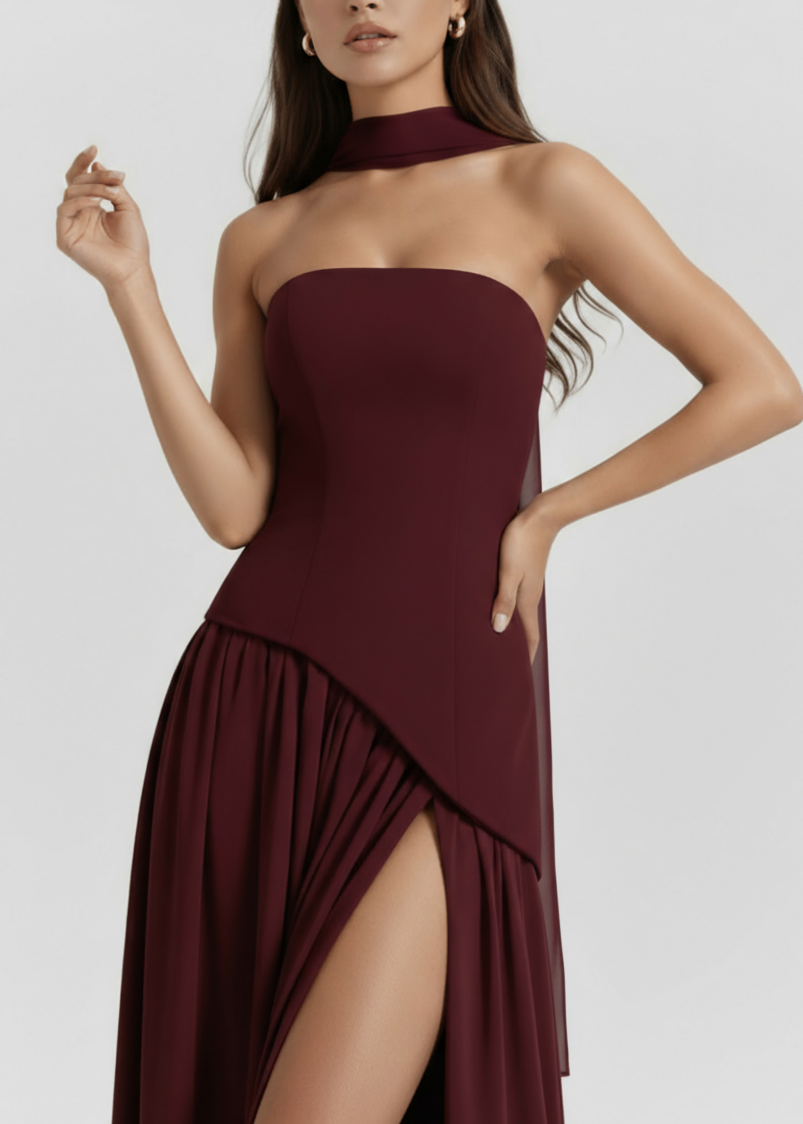 Roseline - Burgundy