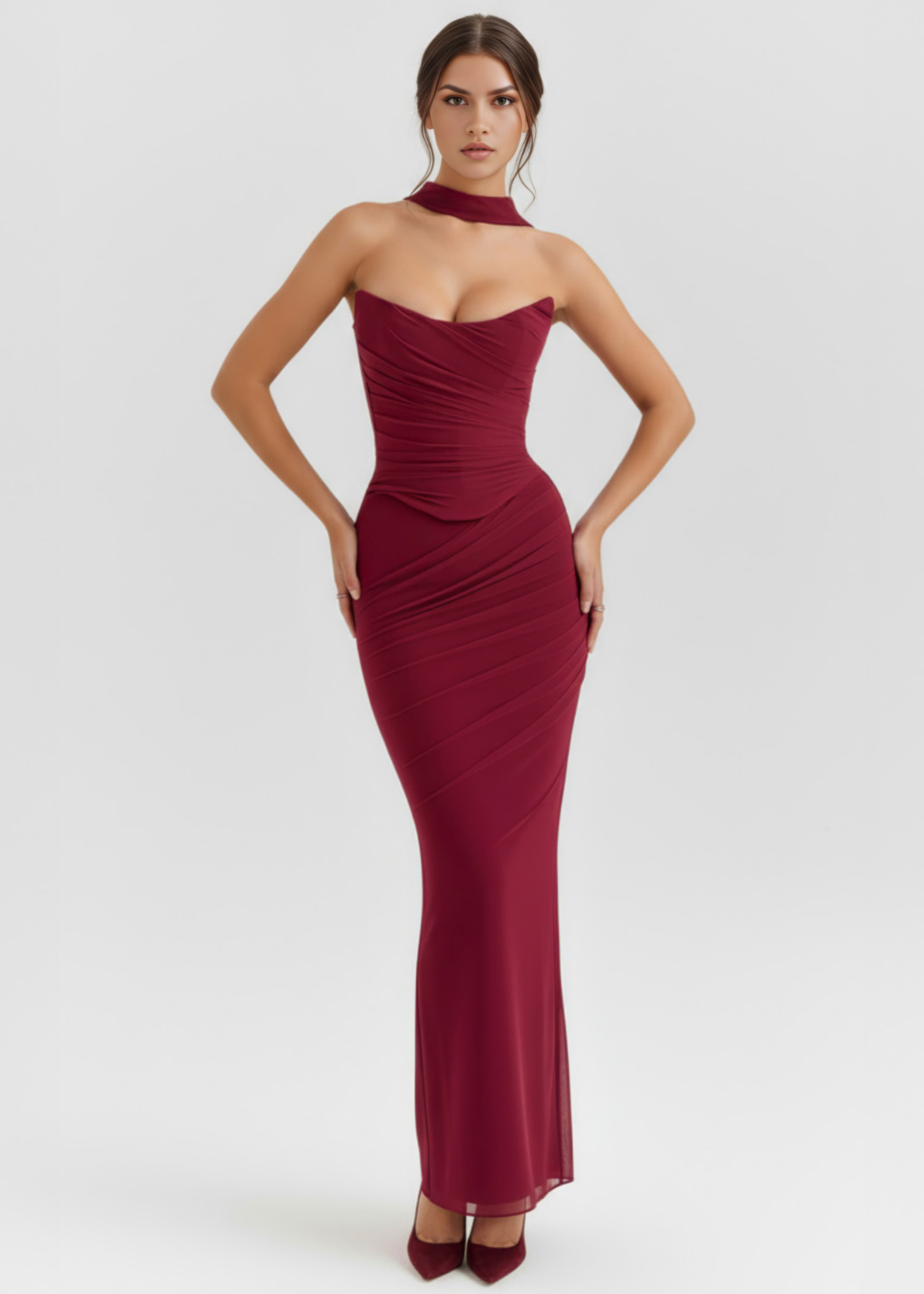 Noor - Burgundy