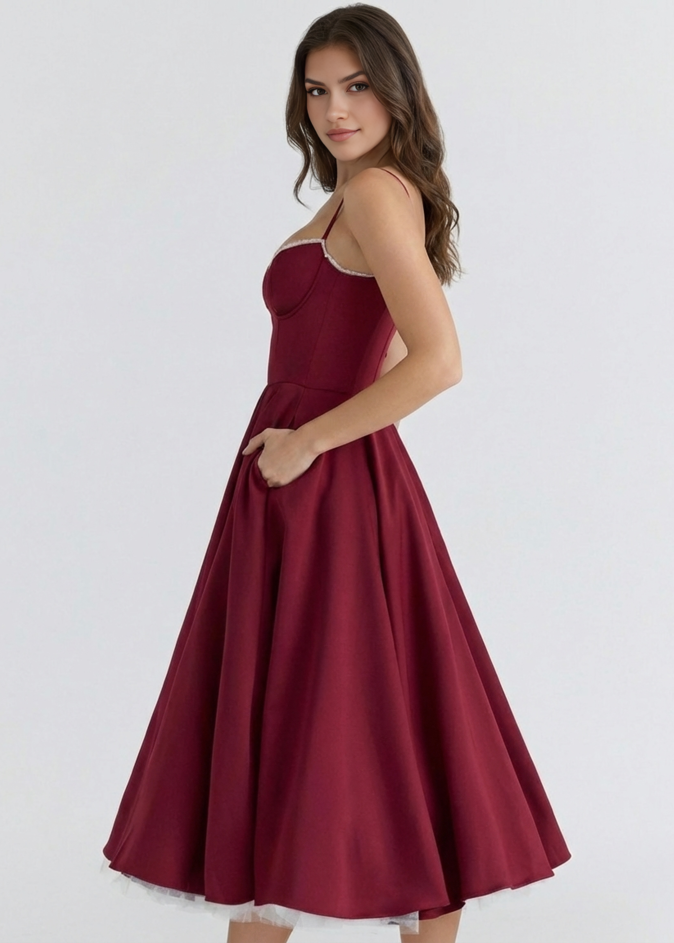 Yolande - Burgundy