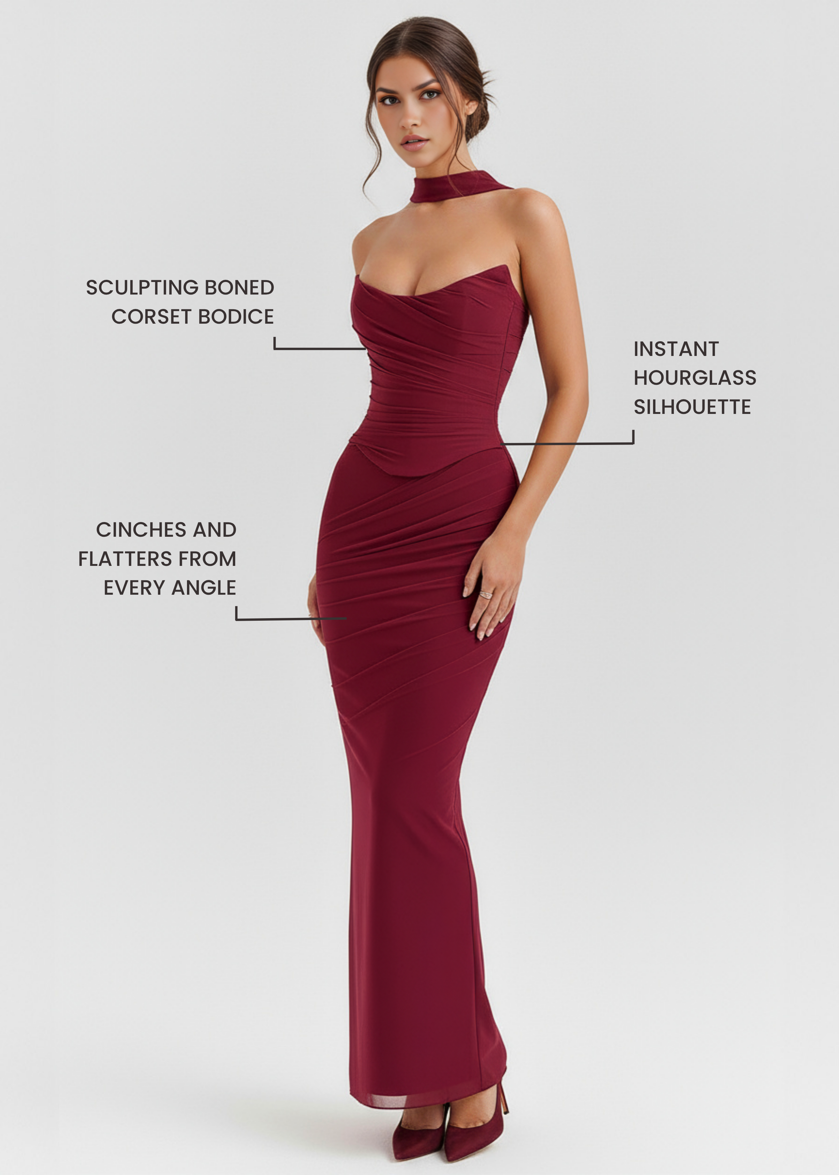 Noor - Burgundy