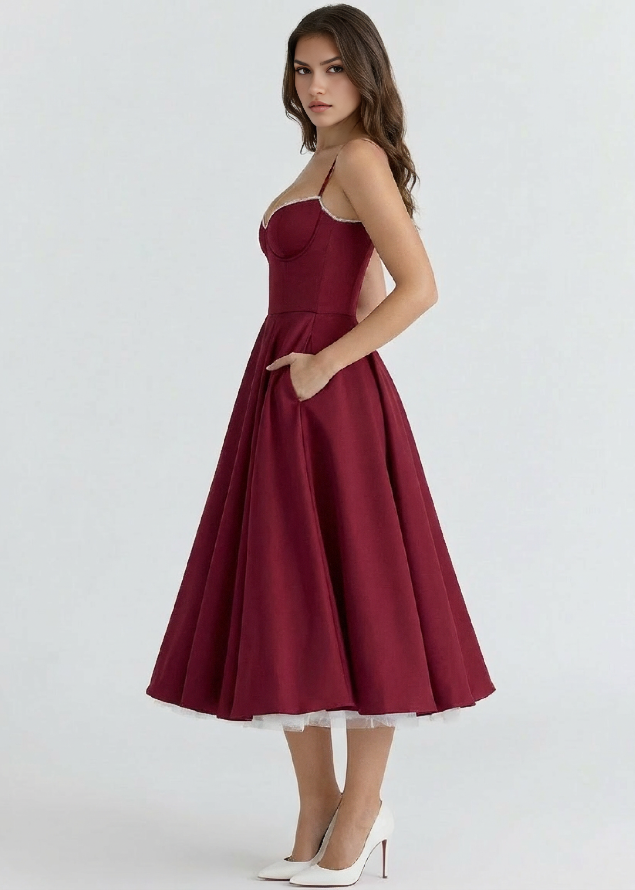 Yolande - Burgundy
