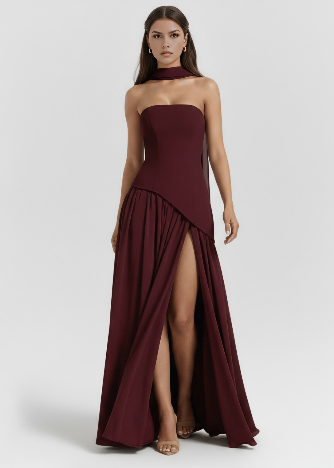 Roseline - Burgundy